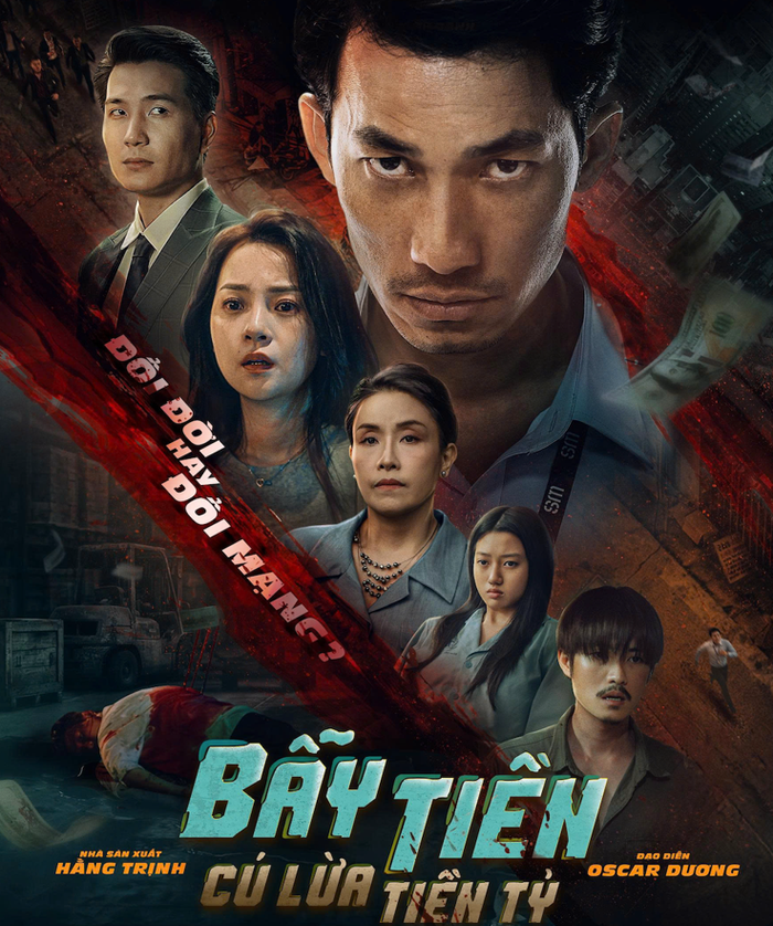 Poster Bẫy tiền hé lộ không khí căng thẳng của phim trước ngày ra rạp