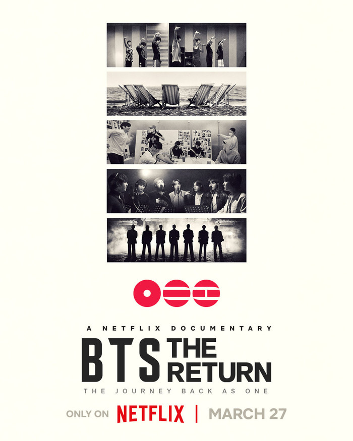 Phim tài liệu BTS The Return được phát hành độc quyền trên Netflix. Nguồn: Netflix.
