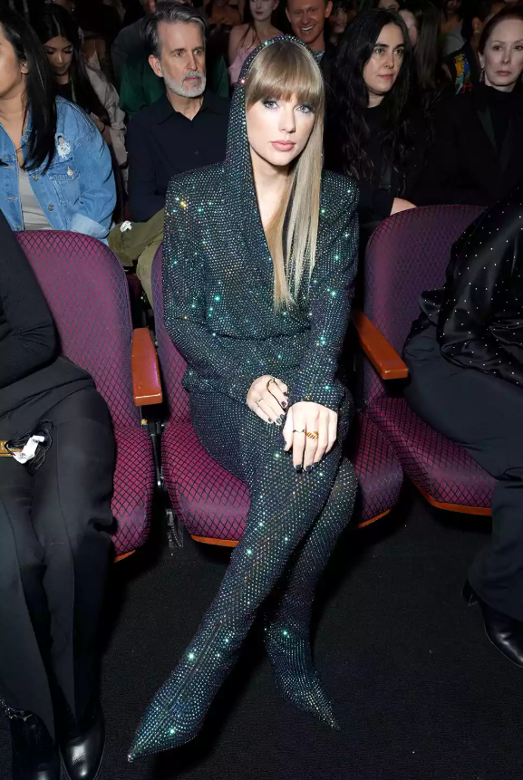 Taylor Swift tại lễ trao giải iHeartRadio Music Awards ở Los Angeles vào tháng 3 năm 2023. Ảnh: Getty&nbsp;