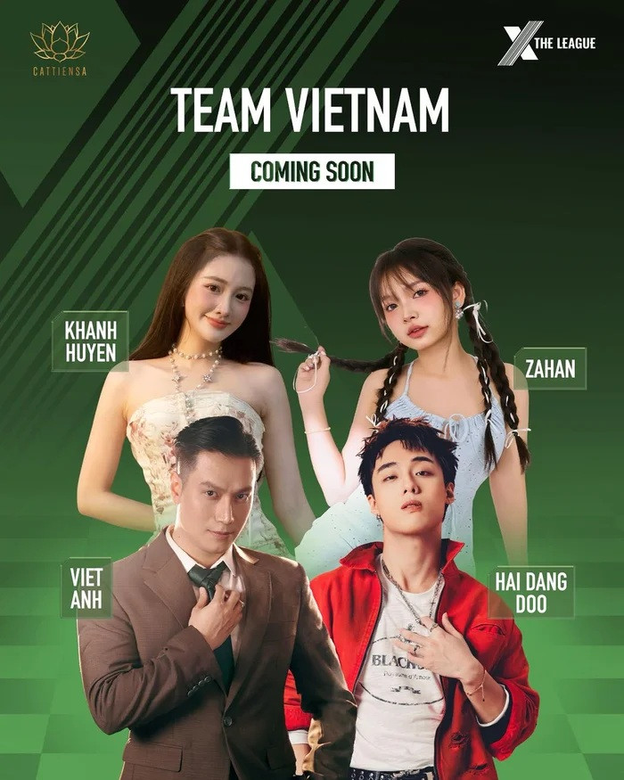 Các thành viên trong team Việt Nam tại X THE LEAGUE.