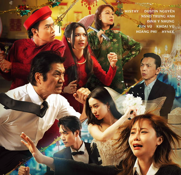 Song Hỷ Lâm Nguy quy tụ dàn diễn viên kỳ cựu như nghệ sĩ Lê Thiện, Dustin Nguyễn, Đinh Y Nhung, NSND Trung Anh và các gương mặt trẻ.