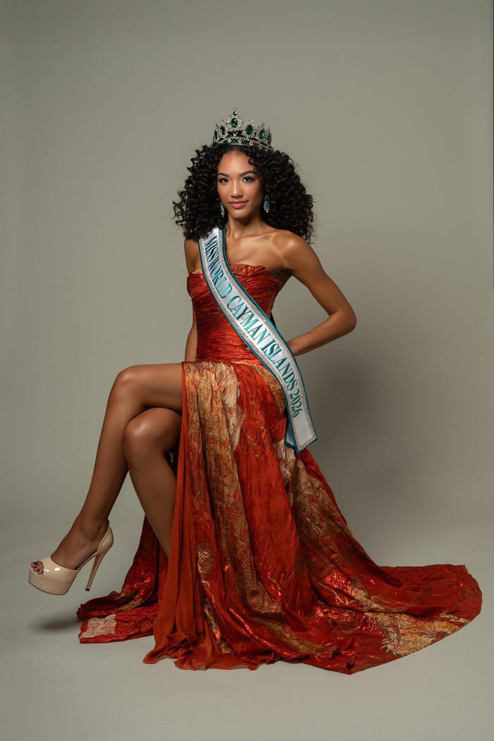 Nhan sắc lộng lẫy của Miss World Cayman 2026. Ảnh: MW