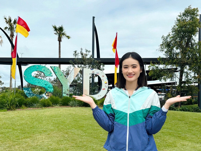 Tháng 11/2023, Ý Nhi quyết định đi du học Úc và học tại Đại học Sydney. Ảnh: IGNV