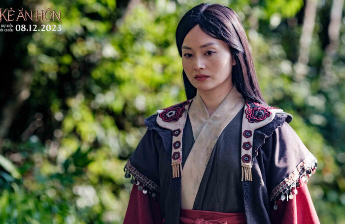 Tạo hình ma mị, gây ám ảnh của nữ diễn viên trong vai Thập Nương (Kẻ ăn hồn). - Ảnh: NSX