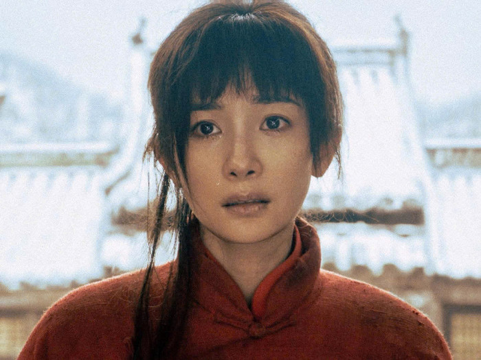 Tạo hình người phụ nữ nông thôn thế kỷ trước được tái hiện tỉ mỉ qua từng nếp áo và biểu cảm gương mặt của nữ diễn viên. -Ảnh: iQIYI