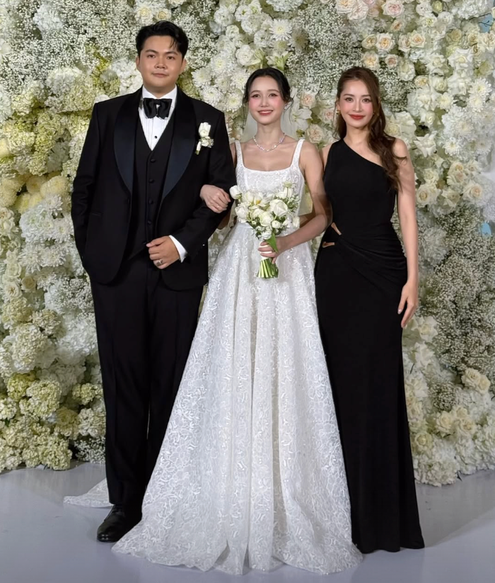 Chi Pu vui mừng khi có mặt trong ngày trọng đại của Gumiho và Andiez Nam Trương. Ảnh: IGNV