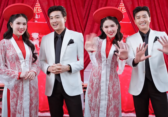 Clip đám cưới giữa Ngọc Trinh và Quốc Trường gây chú ý.&nbsp;