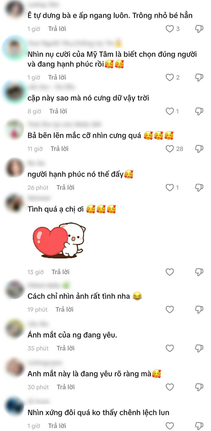 Phản ứng khán giả dành cho 'cặp đôi' Mỹ Tâm - Mai Tài Phến (Ảnh: Chụp màn hình)