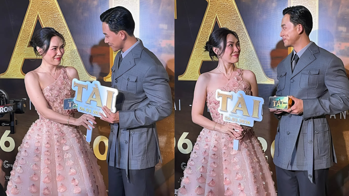 Khoảnh khắc Mỹ Tâm và Mai Tài Phến tại sự kiện ra mắt phim Tài đang nhận được nhiều sự chú ý từ khán giả.