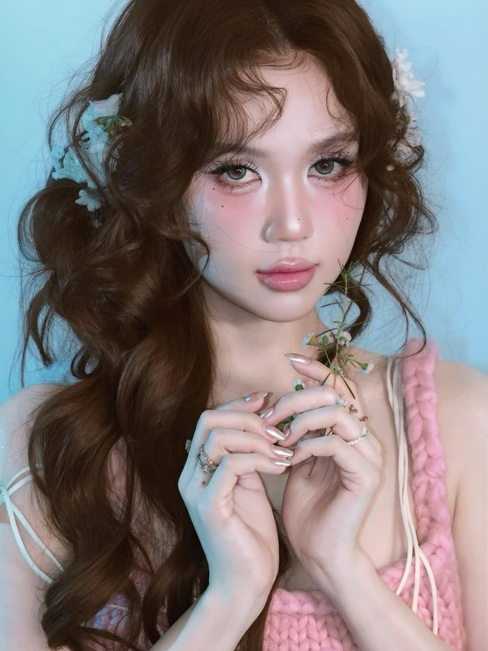 Cận visual của Ngọc Trinh khi tăng cân sau Tết. Ảnh: IGNV