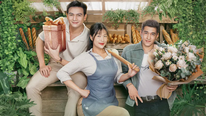 Thiên Ân từng thành công với mối tình tay ba giữa Tú (Marando) và Quang (Lê Xuân Tiền) trong Nụ hôn bạc tỷ