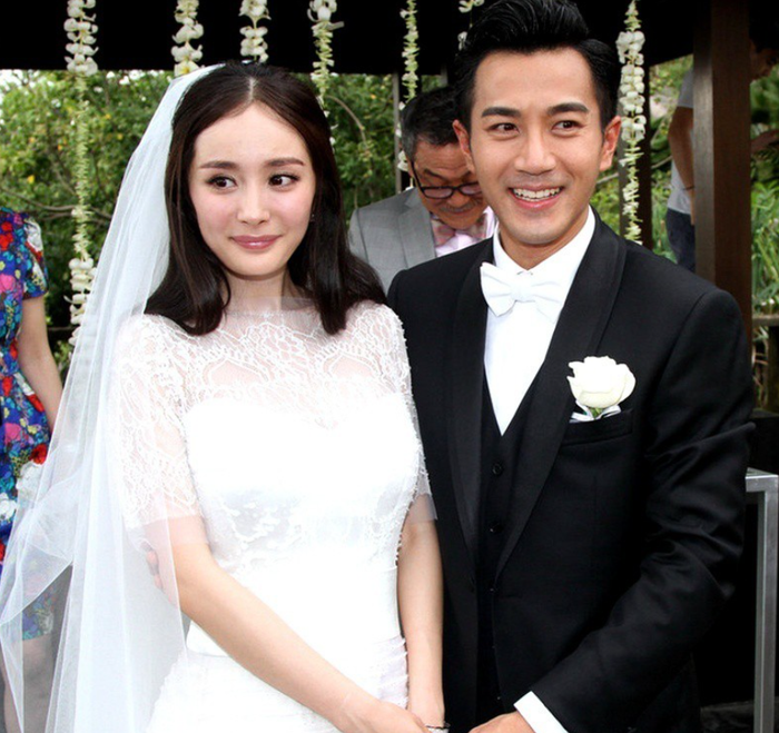 Dương Mịch và Lưu Khải Uy thời điểm còn chung xuất hiện trước truyền thông