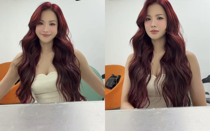 Diệp Lâm Anh trước và sau khi nhận về 'tín hiệu' cho việc tái hôn. Ảnh chụp màn hình