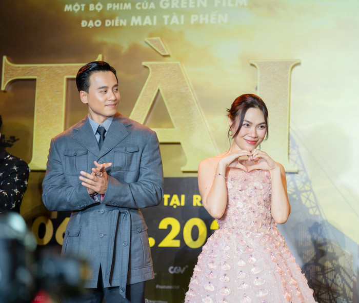 Ngày 2/3, sự kiện ra mắt phim Tài của Mỹ Tâm và Mai Tài Phến đã diễn ra tại TP.HCM (Ảnh: FBNV).