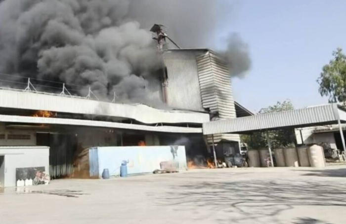 Nhà máy trứng gà bốc cháy dữ dội, hàng trăm nghìn quả trứng bị thiêu rụi Ảnh 1