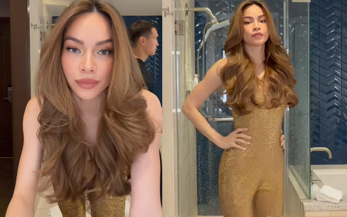 Hồ Ngọc Hà khoe clip 'lên đồ' đi diễn cực gợi cảm, người đàn ông xuất hiện gây xôn xao Ảnh 2