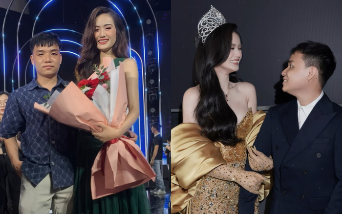 Ý Nhi lộ rõ niềm vui mỗi khi ở bên bạn trai Anh Kiệt. Ảnh chụp màn hình