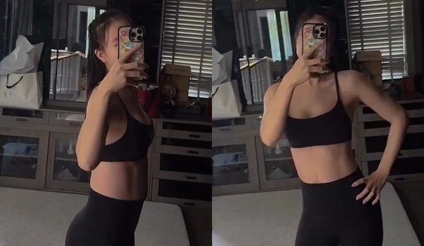 Hình ảnh mới của vợ JustaTee sau 18 ngày sinh thu hút sự quan tâm. &nbsp;(Ảnh: FBNV)