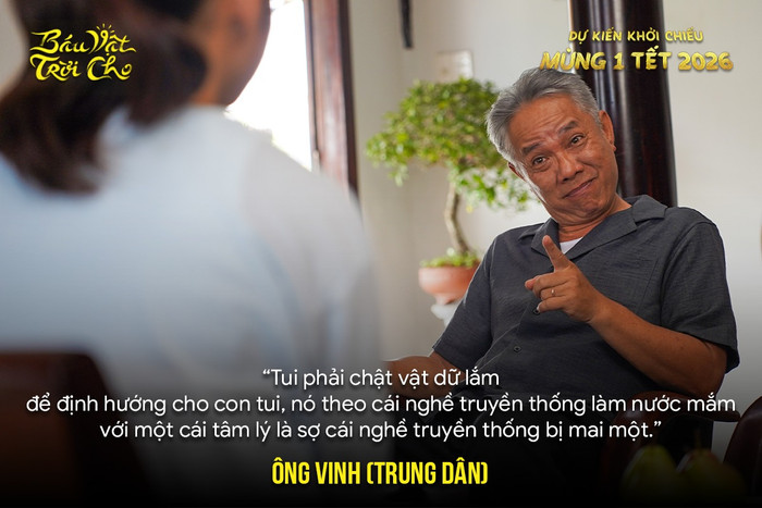 Nghệ sĩ Trung Dân đảm nhận vai ông Vinh - cha của Hồng.&nbsp;