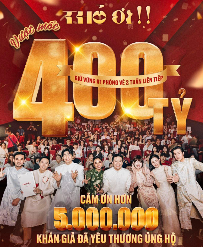 Trấn Thành tiếp tục khẳng định sức hút phòng vé với Thỏ ơi!!