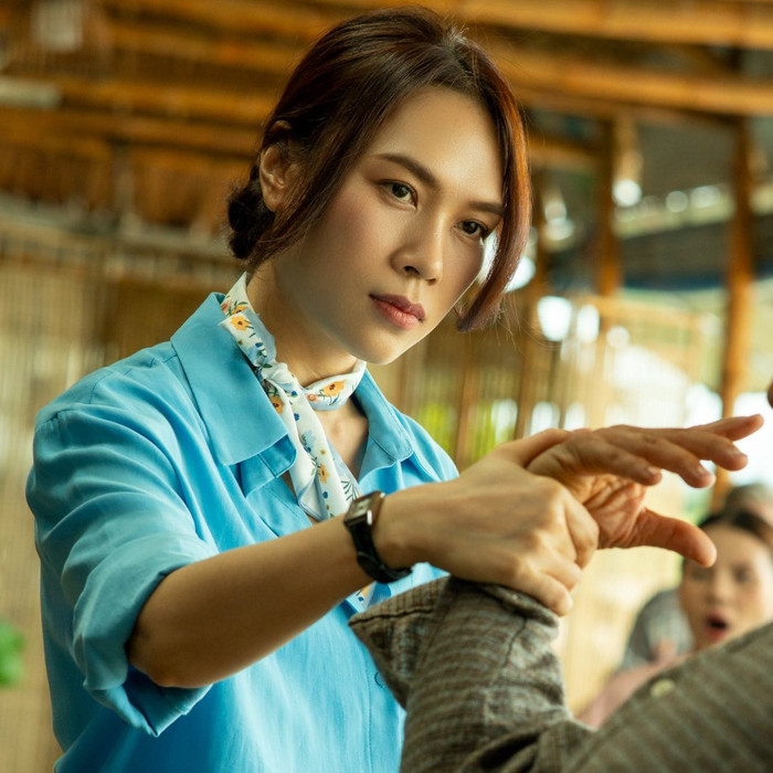 Chiếc đồng hồ của Mỹ Tâm mang phong cách cổ điển, tông màu trắng - đen chủ đạo.&nbsp;Ảnh: FBNV