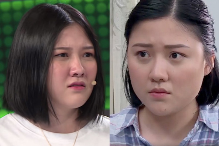 Hình ảnh thời mới chạm ngõ điện ảnh với vóc dáng tròn trịa và màn lột xác hiện tại của em gái Trấn Thành. - Ảnh: FBNV