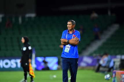 Sau chiến thắng 2-1 trước Ấn Độ ở bảng C AFC Women’s Asian Cup 2026, HLV Mai Đức Chung thừa nhận tuyển nữ Việt Nam đã trải qua một trận đấu rất khó khăn trước đối thủ có thực lực tương đương. Ảnh: AFC