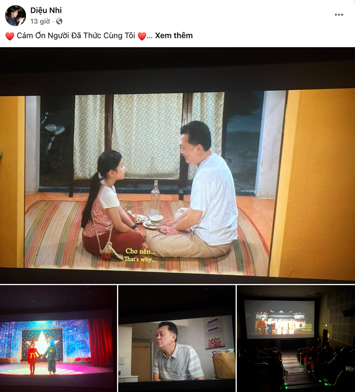 Bài viết mới đăng tải của Diệu Nhi (Ảnh: Chụp màn hình).