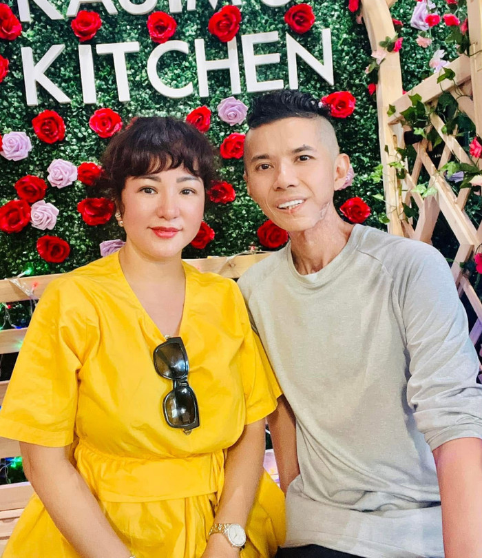 Thúy Nga và Kasim Hoàng Vũ.