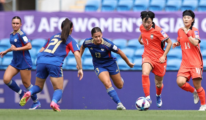 Đội tuyển nữ Hàn Quốc tiếp tục thể hiện sức mạnh khi đánh bại Philippines với tỷ số 3-0 tại bảng C AFC Women’s Asian Cup 2026. Ảnh: AFC