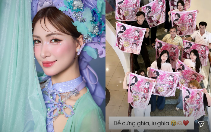 Hòa Minzy xúc động trước tình cảm của khán giả. Ảnh: IGNV