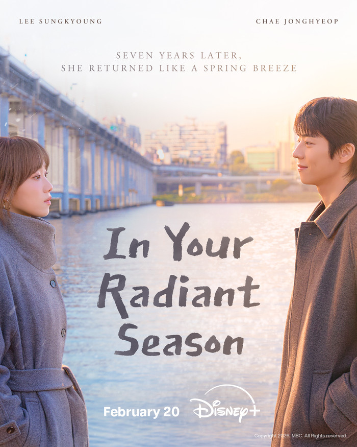 Bộ phim In Your Radiant Season với sự góp mặt của Lee Sung Kyung và Chae Jong Hyeop. Ảnh: Disney+