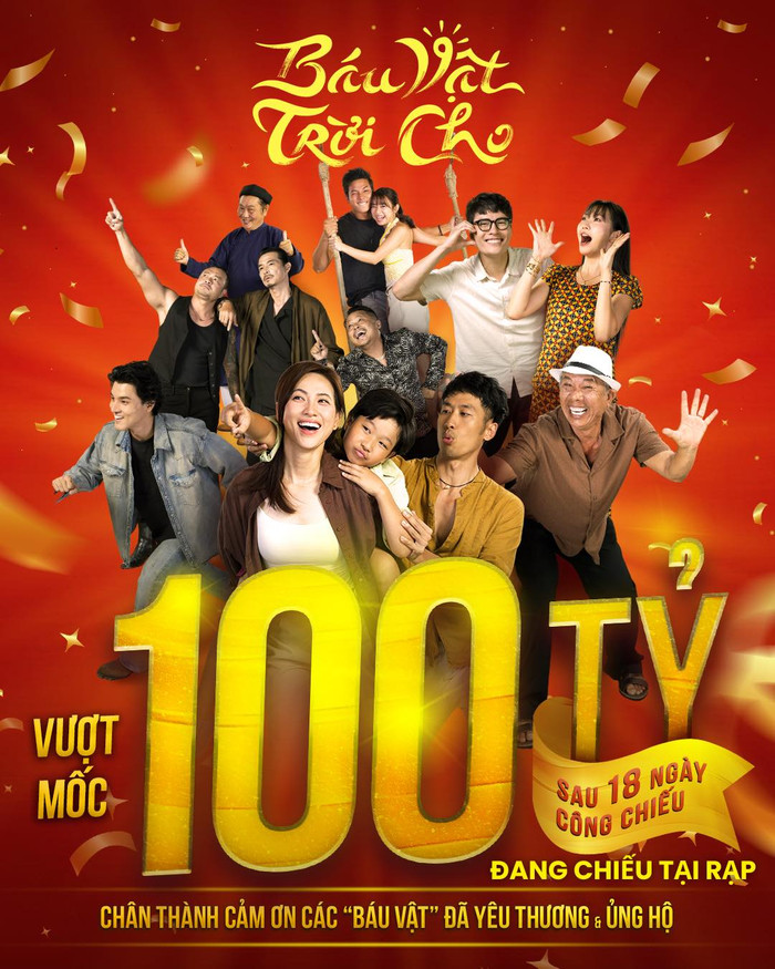 Bộ phim nhanh chóng gia nhập câu lạc bộ trăm tỷ sau thời gian ngắn ra rạp. - Ảnh' FBNV