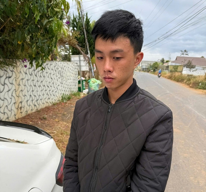 Đối tượng Nguyễn Huy Hoàng. Ảnh: Công an tỉnh Lâm Đồng
