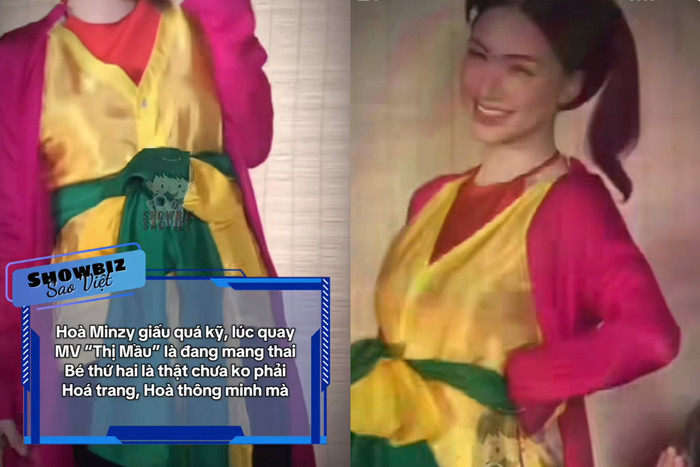 Dậy sóng loạt ảnh Hòa Minzy 'mang bầu' Ảnh 3