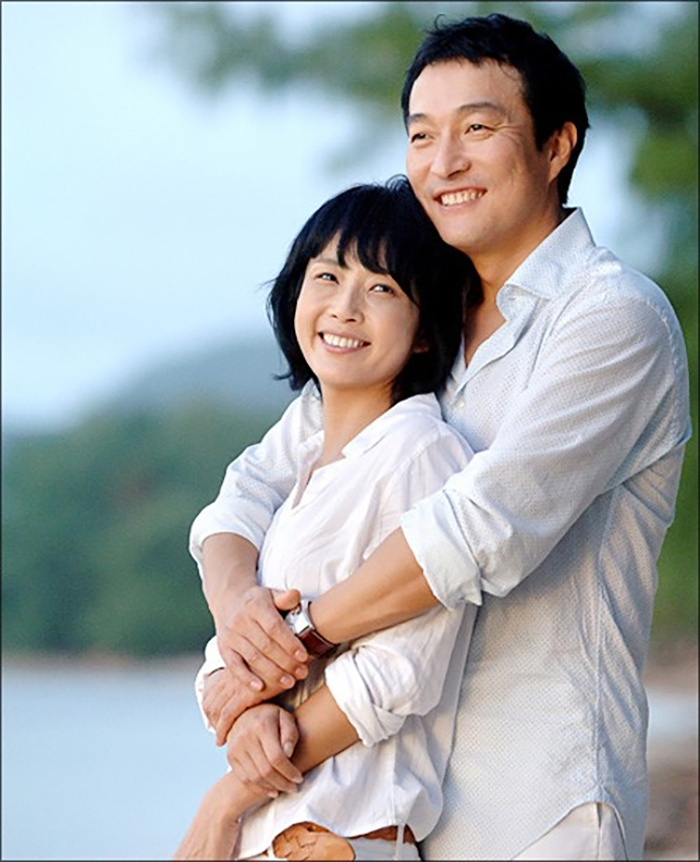 Lee Jae Ryong và vợ - diễn viên Yoo Ho Jung.