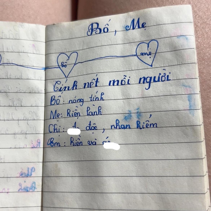 Trang nhật ký dễ thương của một bé gái khiến dân mạng rôm rả bàn luận.