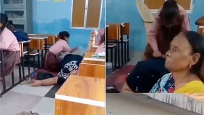 Nữ hiệu trưởng nằm trên sàn, bắt học sinh xoa bóp khiến phụ huynh phẫn nộ Ảnh 4