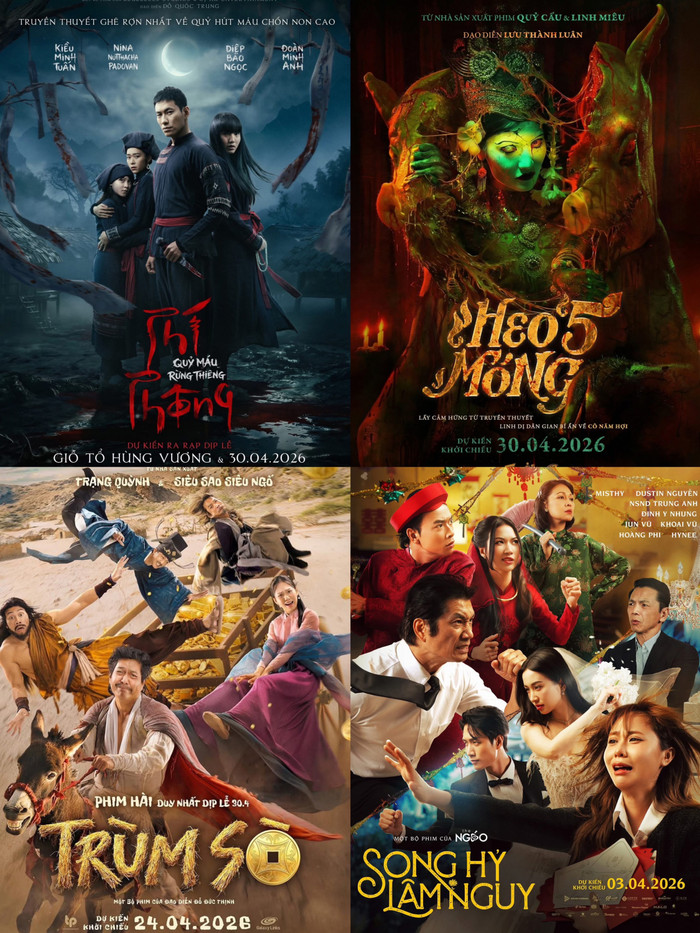Đường đua phòng vé 30/4 hứa hẹn nhiều siêu phẩm ra mắt.&nbsp;