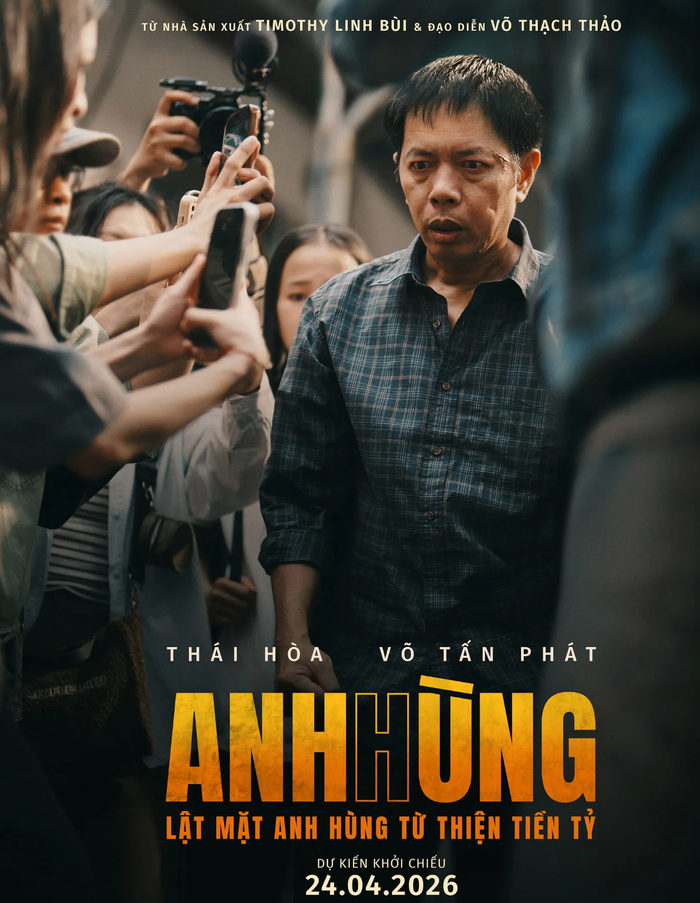 Anh Hùng là một trong những dự án tâm lý gây chú ý tại phòng vé dịp lễ 2026. - Ảnh: NSX