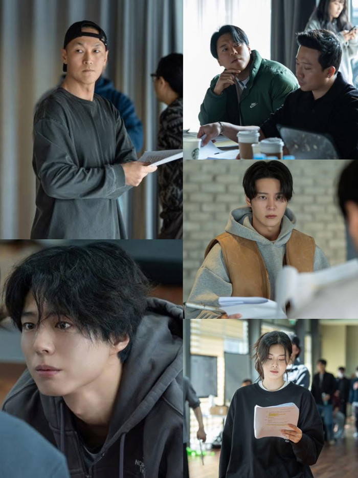 Trấn Thành cùng dàn diễn viên hạng A tại buổi đọc kịch bản. - Ảnh: FBNV