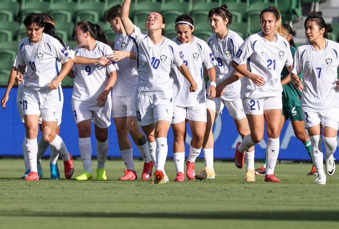 Uzbekistan đã thắng đậm Bangladesh 4-0, và đẩy tuyển nữ Việt Nam vào thế khó. Ảnh: AFC