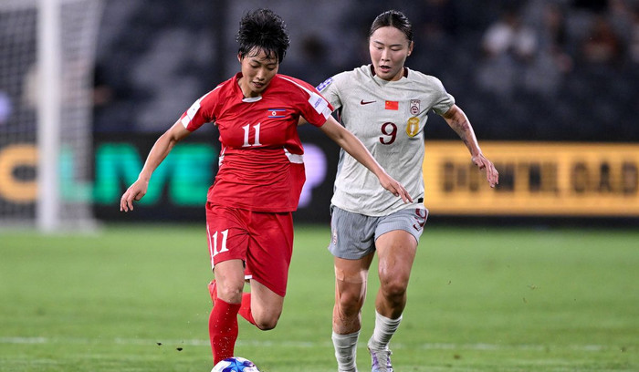 Đội tuyển nữ Trung Quốc đã lội ngược dòng đánh bại CHDCND Triều Tiên với tỷ số 2-1 trong trận đấu thuộc Asian Cup nữ 2026 diễn ra hôm thứ Hai, qua đó giành vị trí nhất bảng. Ảnh: AFC