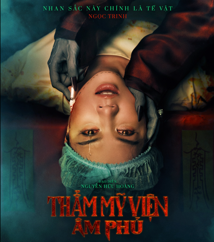 Tạo hình bí ẩn của Ngọc Trinh trong dự án điện ảnh kinh dị mới nhất. - Ảnh: FBNV