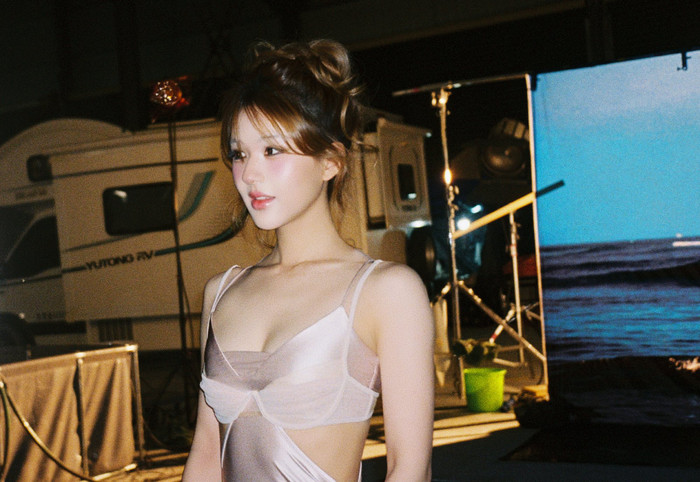 Nhan sắc xinh đẹp của Triệu Lộ Tư khiến khán giả không thể rời mắt. Ảnh: Weibo