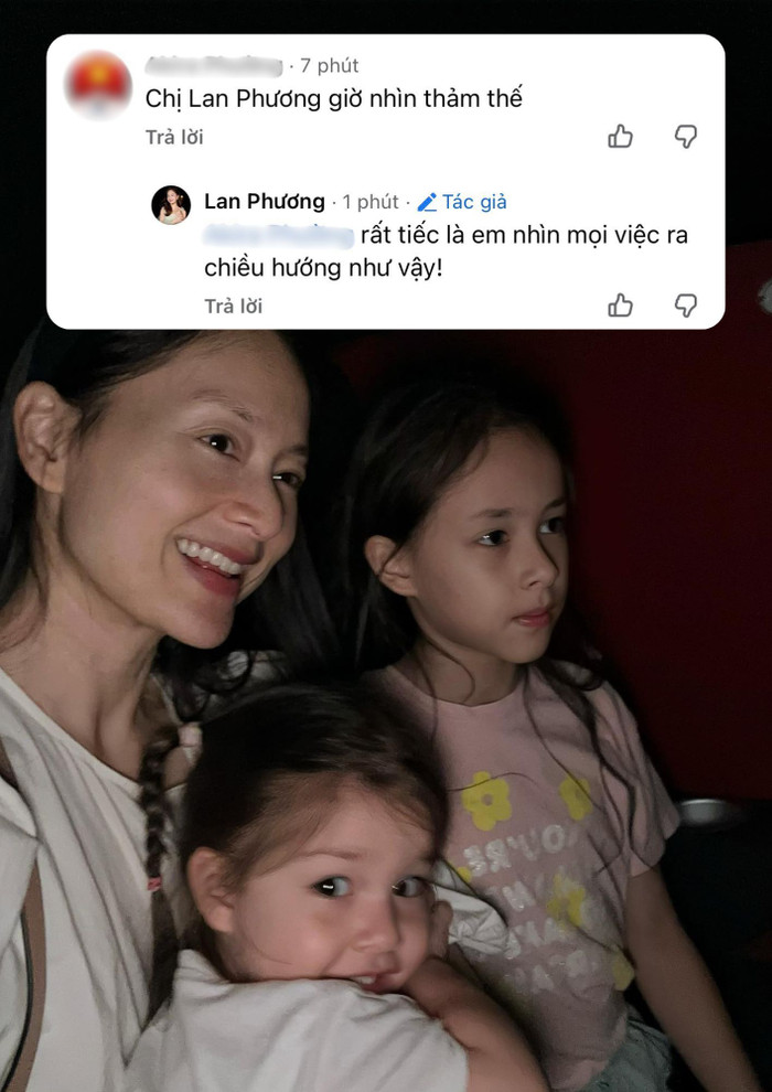 Lan Phương không né tránh mà đáp lại thẳng thắn khi bị chê “thảm”.&nbsp;