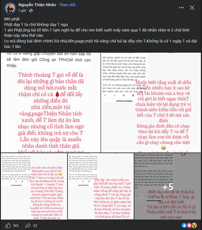 Ca sĩ Thiện Nhân tố người thân chiếm đoạt tiền bạc, nhà cửa Ảnh 2