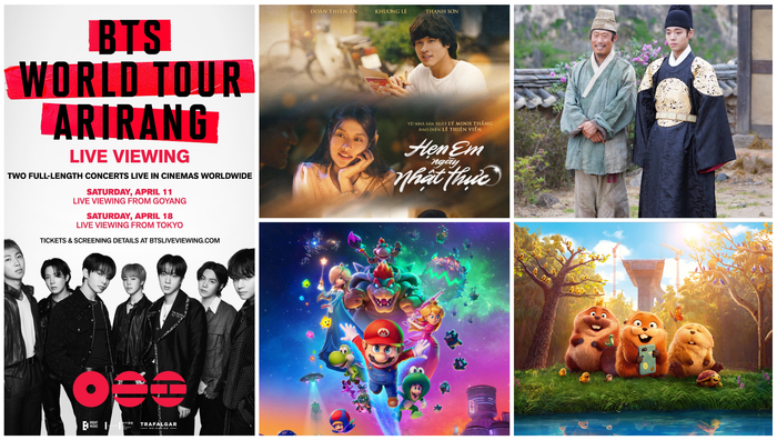 Top 5 bảng xếp hạng doanh thu phòng vé cuối tuần ngày 11/4.