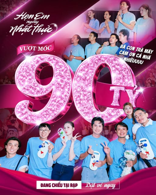 Hẹn Em Ngày Nhật Thực đã chính thức vượt mốc 90 tỷ đồng.&nbsp;