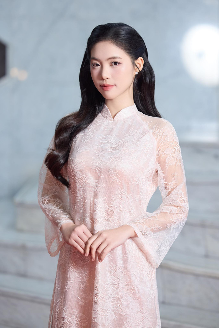 Châu Anh đã dành danh hiệu Á hậu khi tham gia cuộc thi Hoa hậu Việt Nam năm 2024. Ảnh: FBNV